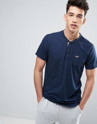 Hollister Slim Fit Henley T-Shirt With 