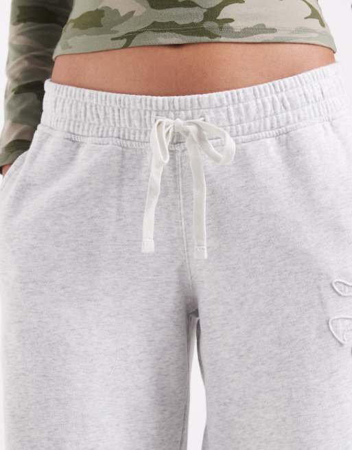 Hollister slim fit joggers in light grey, 4 of 5