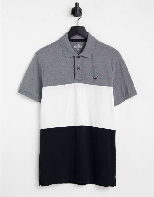 Hollister slim fit polo sale