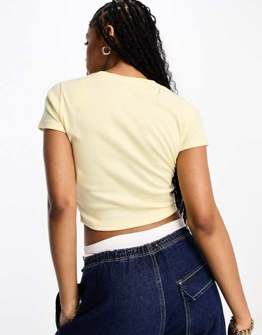 Hollister yellow top clearance