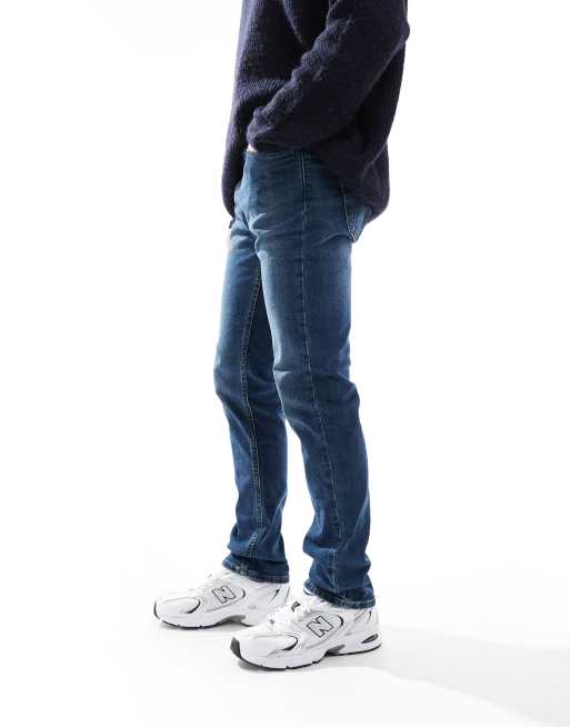 Hollister slim straight fit jeans in dark wash ASOS