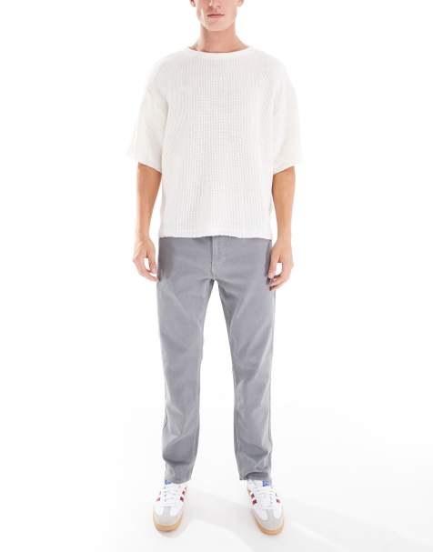 Hollister slim straight leg jean in grey - view 1