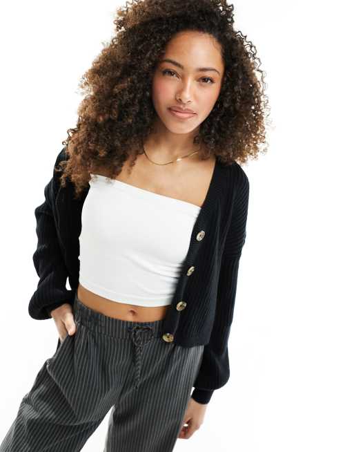 Hollister slouchy cardigan in black ASOS