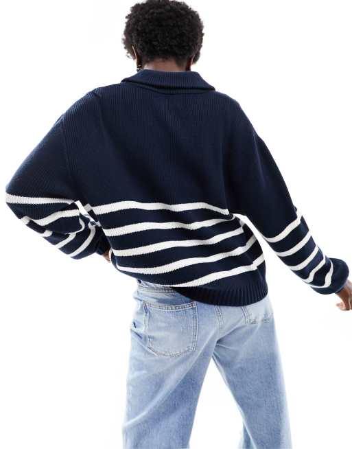 Hollister half shop zip jumper