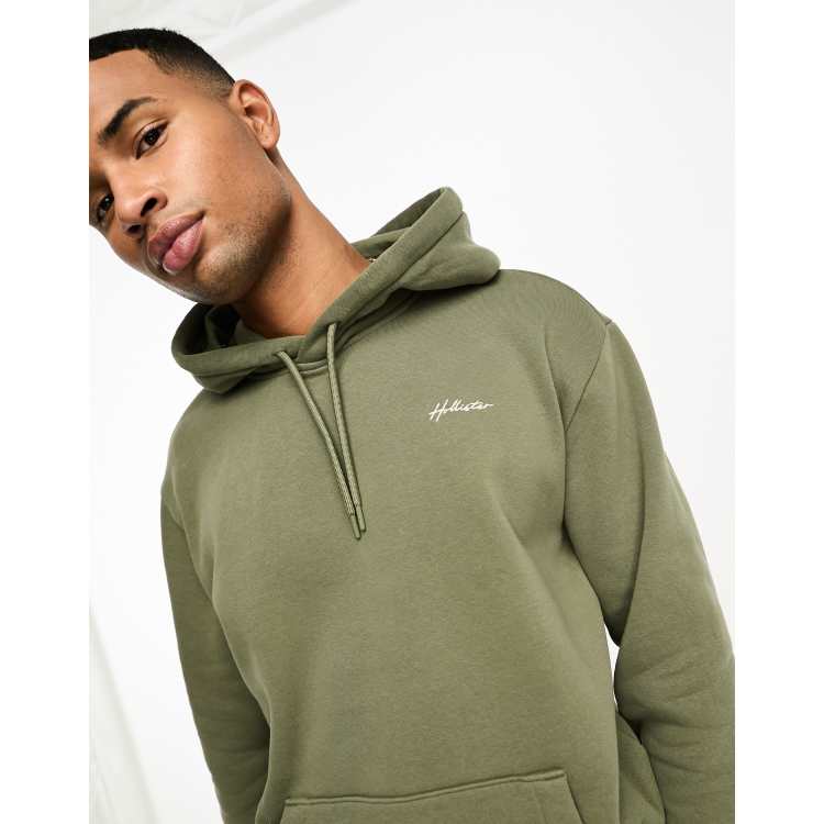 Lime green hollister hoodie 2025