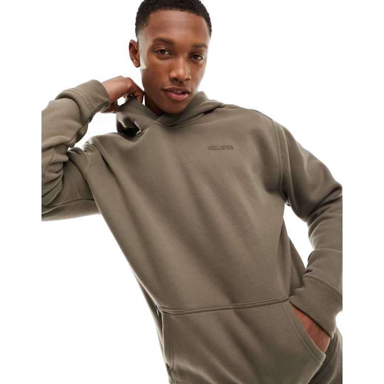 Brown hollister sale hoodie