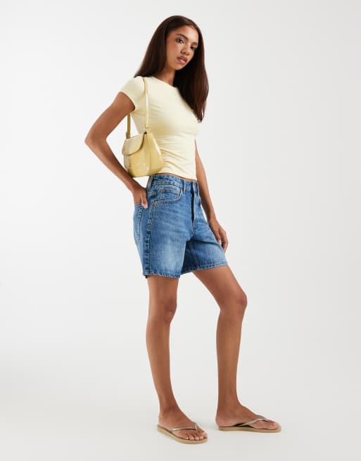 Hollister - Sømløs gul baby-T-shirt, 4 af 4