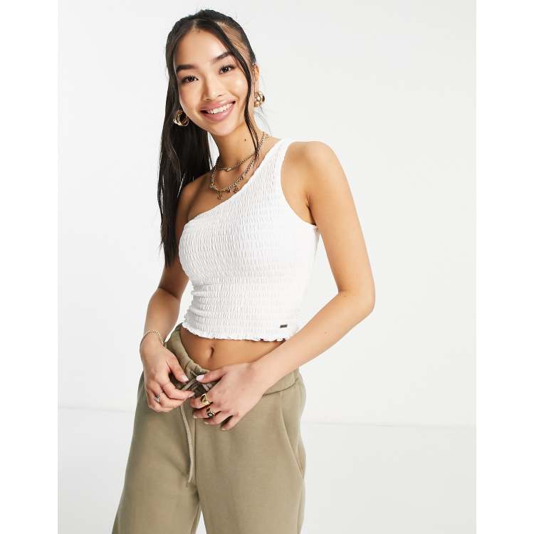 Hollister smocked off the shoulder top 2025