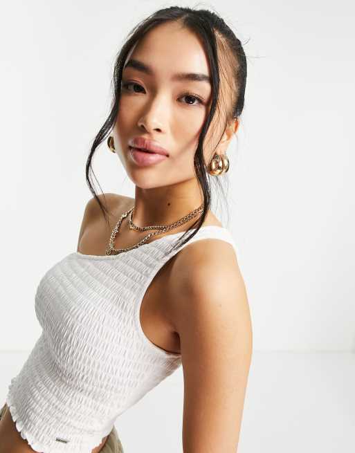 Hollister one shoulder top best sale