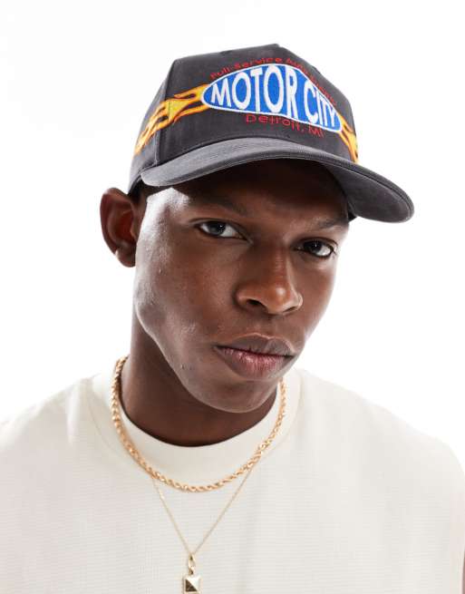 Hollister - Snapback pet met automotief in multi