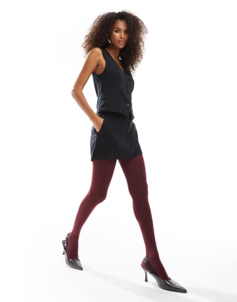 Hollister - Sort skræddersyet mini-skort med A-form - view 1
