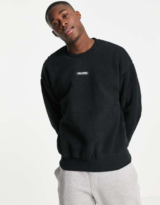 Hollister black sweatshirt deals
