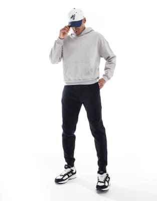 Hollister - Sorte joggingbukser med ikon