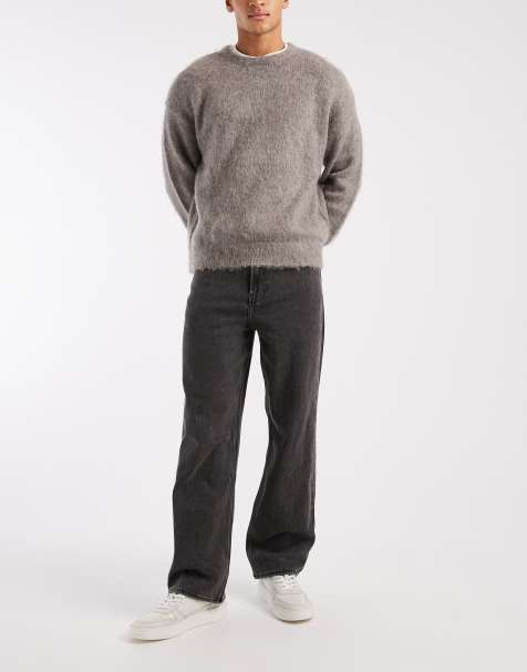 Hollister - Sorte posede jeans med broderi på lommen - view 1