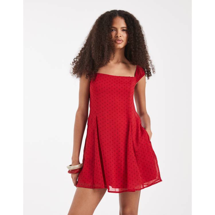 hollister ruched chiffon midi dress Hollister | Dresses | Nwt Hollister Ruched Chiffon Midi Dress