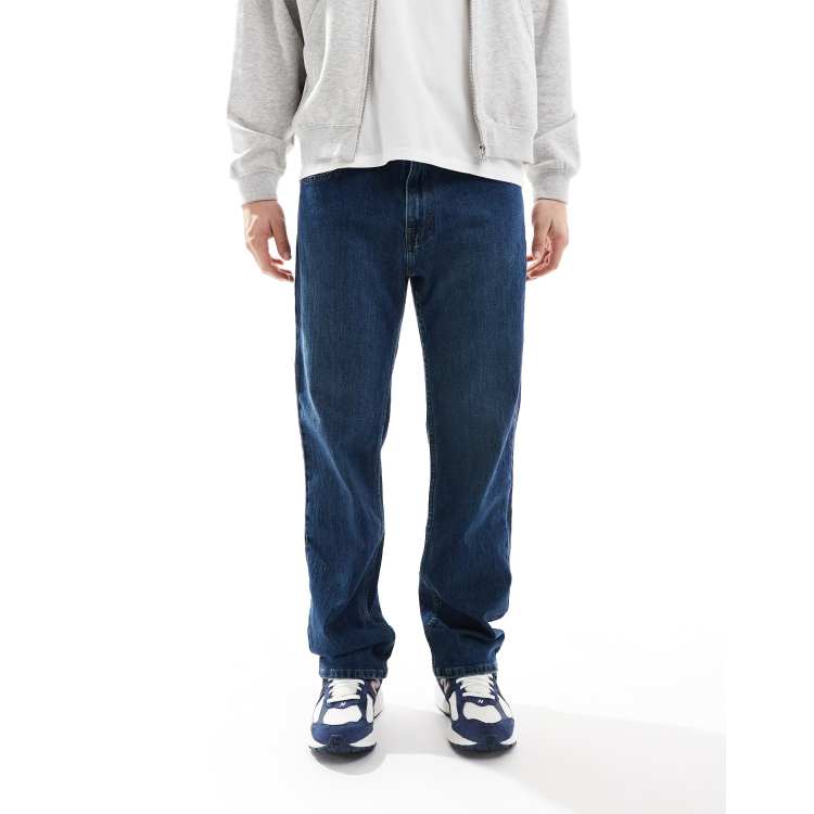 Hollister straight fit vintage tint jeans in light wash ASOS
