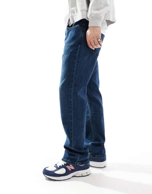 Hollister straight fit vintage tint jeans in light wash
