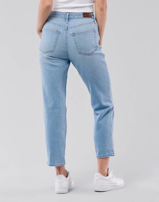 Hollister light blue slim straight leg - Depop