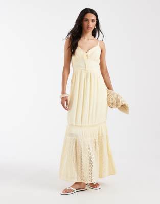 hollister high neck lace dress Ladies Hollister White Lace Flowers Scalloped Edge Mini Dress Size 3 Side  Zipper