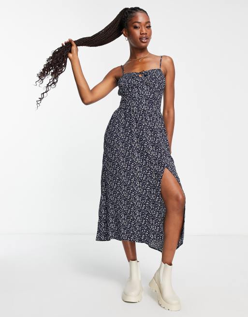 HOLLISTER dress  Hollister dresses, Floral maxi dress, Floral print maxi  dress