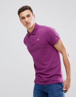 purple hollister shirt