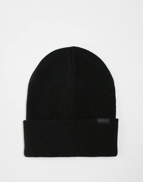 Hollister – Strickmütze in Schwarz - view 1