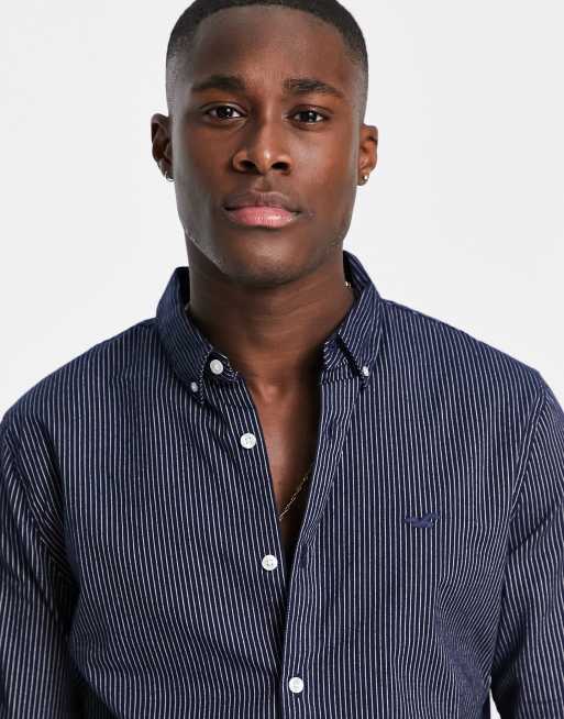 Hollister black and white striped shirt new arrivals