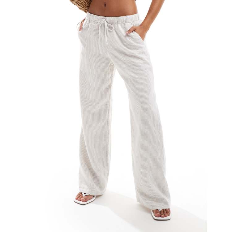 Striped jeans hollister shop