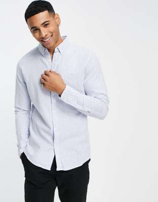 Hollister stripe shirt in navy