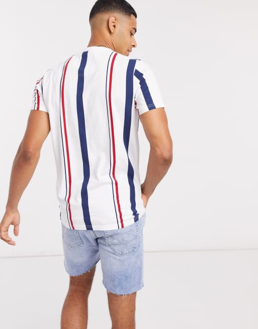 Hollister t shirt 2025 rayé
