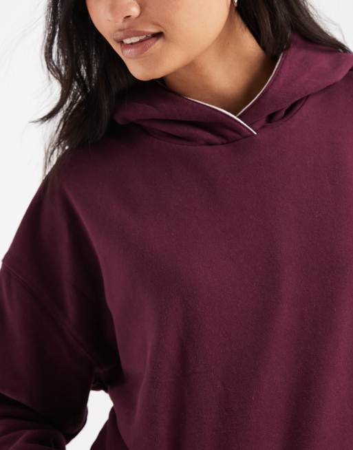 Hollister - sudadera con capucha extragrande con estampado gráfico de LA en gris, 2 de 4