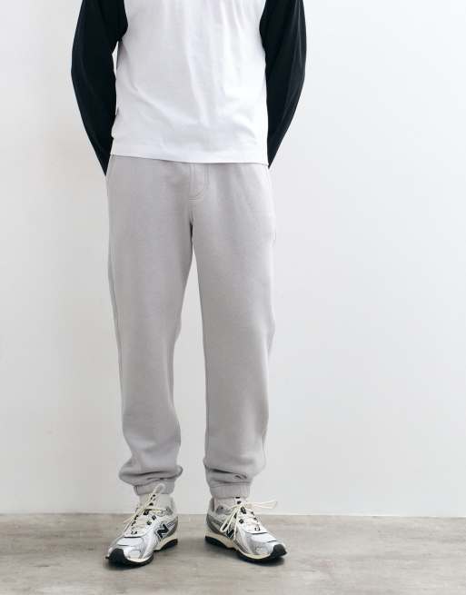Hollister super baggy joggers med indsnøring i vasket grå, 1 af 8