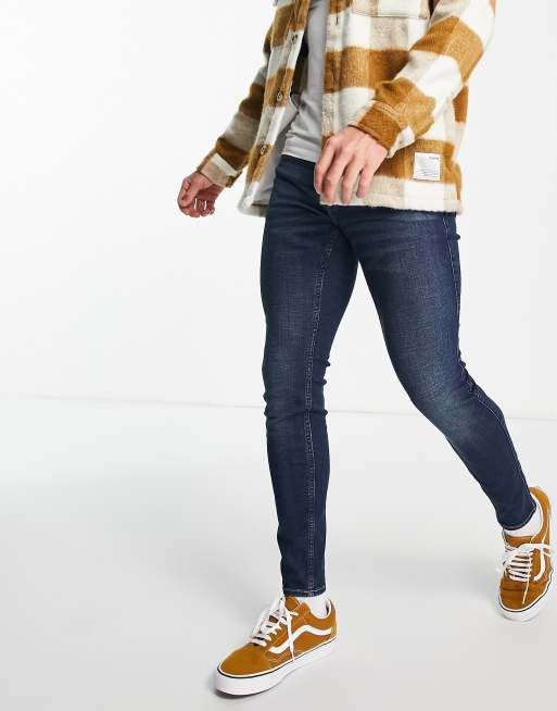 Hollister super skinny fit jeans in dark navy