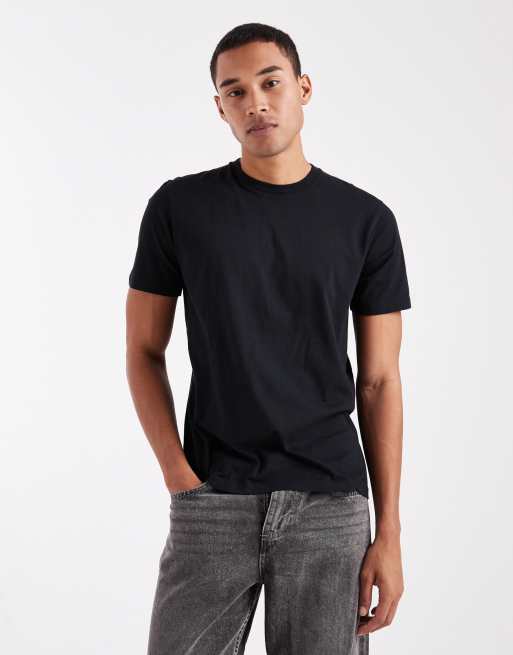 Hollister – Svart, klassisk t-shirt med korta ärmar