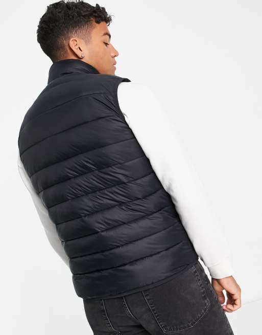 Hollister – Svart pufferväst med logga, 4 av 4