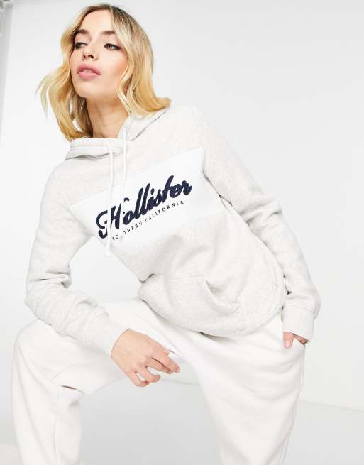 Hollister - Sweat à capuche avec logo sur le devant - Gris , 4 de 4