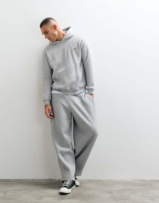 Hollister sweat à capuche coupe décontractée avec logo iconique gris, 3 de 5