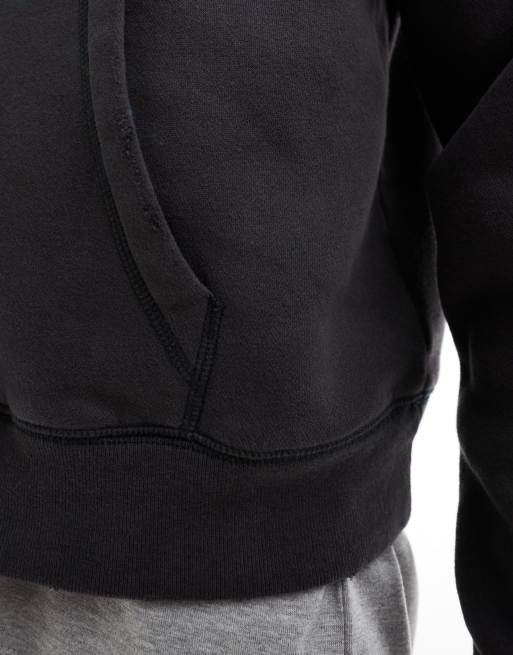 Hollister - Sweat à capuche court avec coutures contrastantes - Noir, 3 de 4