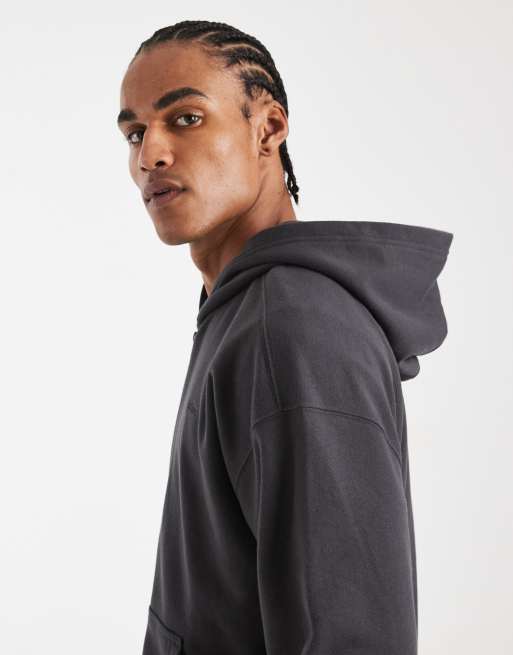 Hollister - Sweat à capuche zippé à poche avant - Noir acidulé, 4 de 5