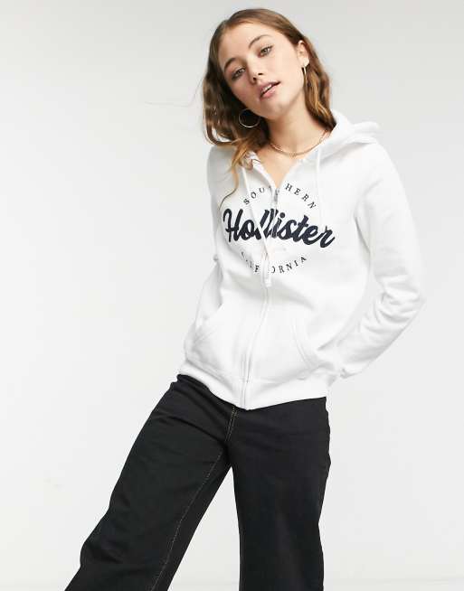 Sweat zippé femme hollister 2025