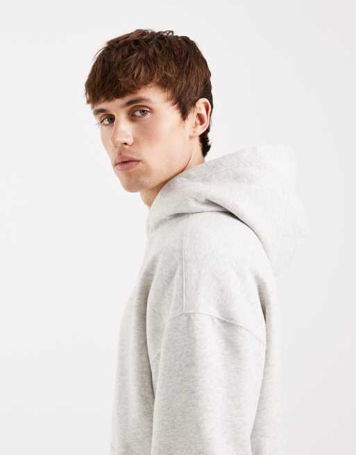 Hollister - Sweat à capuche zippé coupe carrée avec ornements - Blanc, 4 de 5