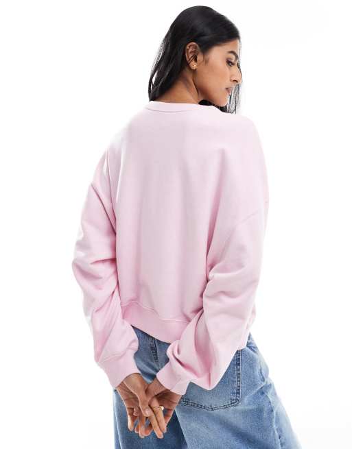 Sweat à volants personnalisable fille - vieux rose, Fille