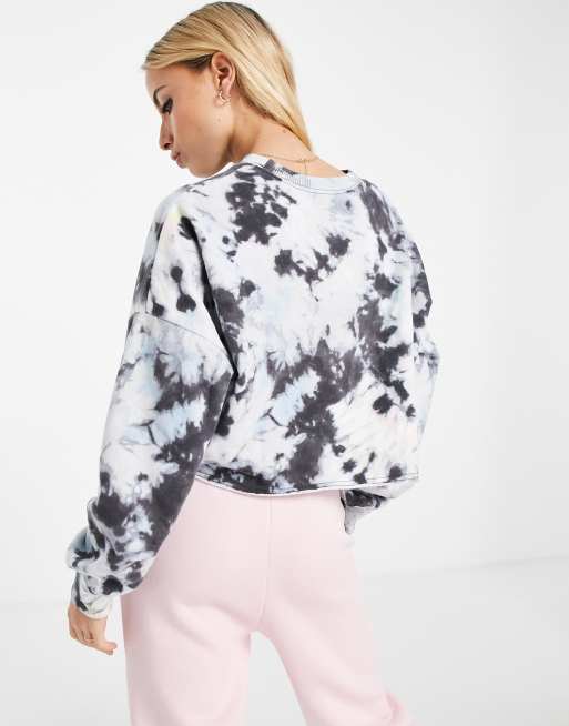Hollister blue shop tie dye hoodie