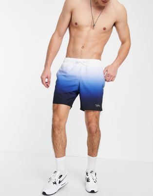 Плавки шорты мужские синие Swimshort 100 Basic