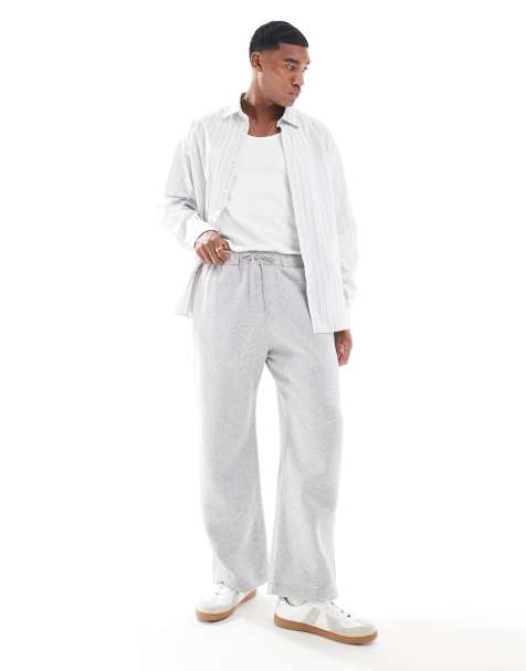 Hollister – Szare dresowe joggersy super baggy - view 1