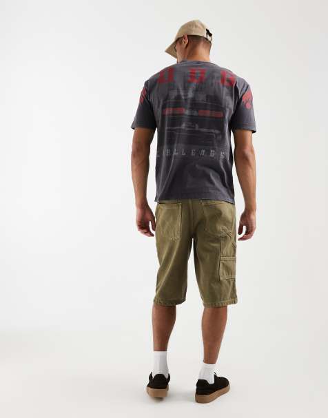 Hollister - T-shirt à imprimé graphique moto au dos - Noir - view 1
