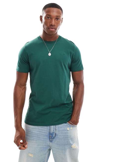Hollister - T-shirt à logo emblématique - Vert moyen