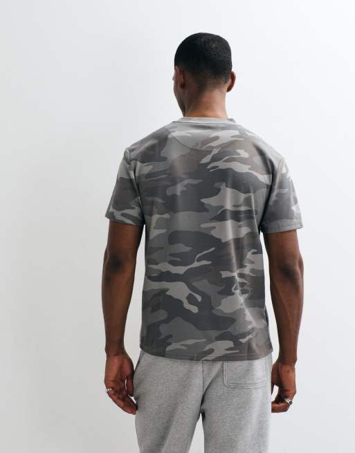 Hollister t-shirt à manches courtes noir camouflage, 4 de 5