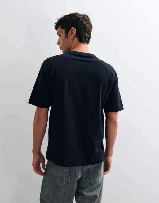 Hollister t-shirt coupe carrée épais noir, 3 de 5