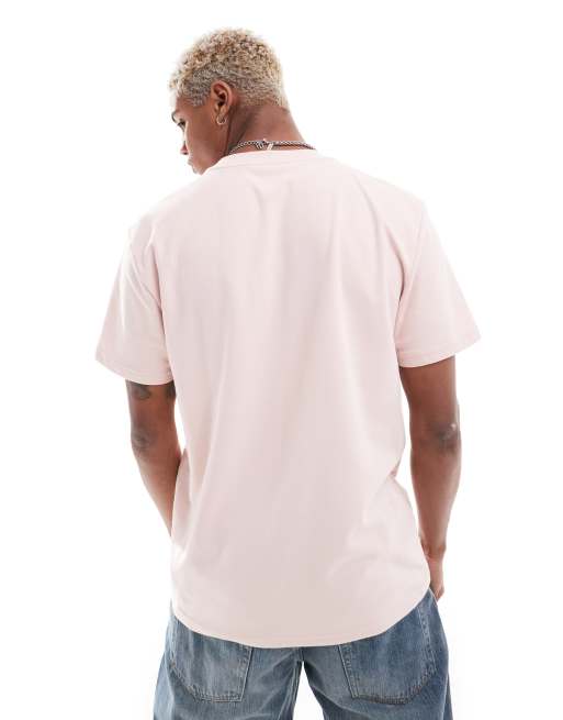 Hollister T shirt coupe decontractee Rose